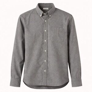 Bridge & Burn Mens Large Grey Multi Color Flecked Button Down‎ Shirt Portland OR